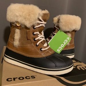 Crocs allcast boots for women